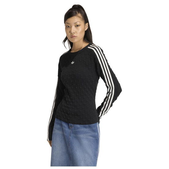 Adidas Γυναικεία πλεκτή μπλούζα Slim Solid Spike Knit Sweatshirt